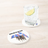 Dessous De Verre En Grès CoasterHowling Dans La Pluie (Côté)