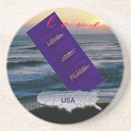 Dessous De Verre En Grès Coasters (Devant)