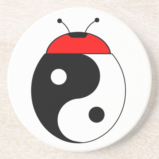 Dessous De Verre En Grès coccinelle harmonia (Devant)