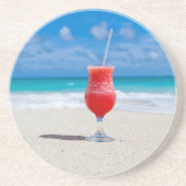 Dessous De Verre En Grès Cocktail au bord de la mer (Devant)