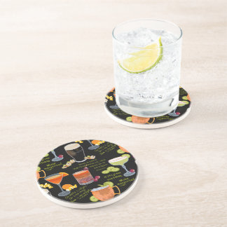 Dessous De Verre En Grès Cocktails et contemplation