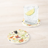 Dessous De Verre En Grès Cocktails et conversation (Côté)