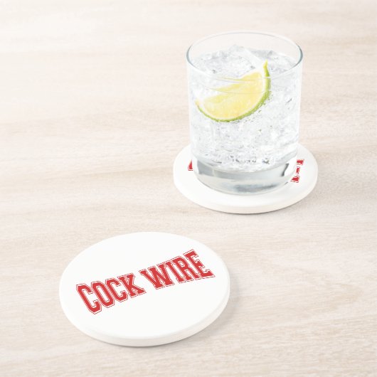 DESSOUS DE VERRE EN GRÈS COCKWIRE (Côté)