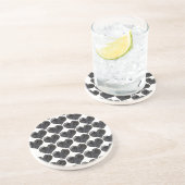 Dessous De Verre En Grès Cœurs de carlin (Côté)