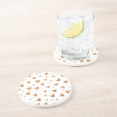 Dessous De Verre En Grès Cœurs de Crème (Côté)