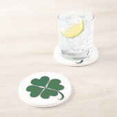 Dessous De Verre En Grès Coeurs et Croix shamrocks (Côté)