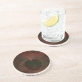 Dessous De Verre En Grès Cœurs lumineux (Côté)