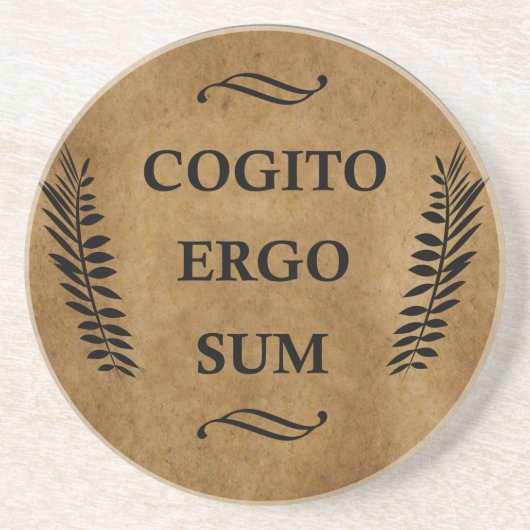 Dessous De Verre En Grès Cogito (Devant)