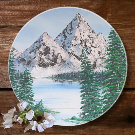 Dessous De Verre En Grès Cold Mountain