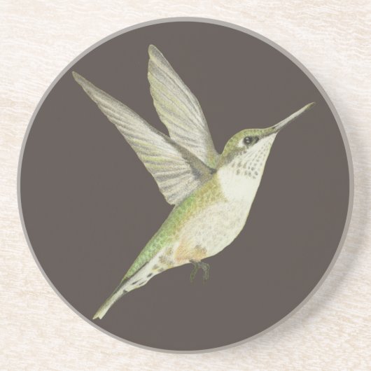 Dessous De Verre En Grès Colibri (Devant)
