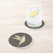 Dessous De Verre En Grès Colibri (Côté)