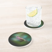 Dessous De Verre En Grès Colibri à gorge rubis - Photo originale (Côté)