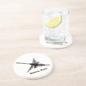 Dessous De Verre En Grès Colibri Nazca, Pérou (Côté)