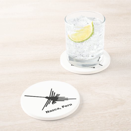 Dessous De Verre En Grès Colibri Nazca, Pérou (Côté)