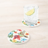 Dessous De Verre En Grès Colibri tropical (Côté)