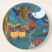 Dessous De Verre En Grès Collecte de lucioles (Devant)