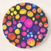 Dessous De Verre En Grès Coloré (Devant)