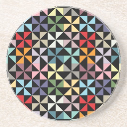 Dessous De Verre En Grès Colorful (Devant)