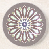 DESSOUS DE VERRE EN GRÈS COLOURFULL FLOWER ART GIFT DAUGHTER MOM BOSS 2026 (Devant)