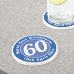 Dessous De Verre En Grès Commémoration d'anniversaire avec le nom, l'âge et<br><div class="desc">Commémorez un anniversaire important avec un dessous de verre qui est décoré avec le nom du destinataire,  ainsi que leur âge,  et la date de naissance. Un garde-manger spécial qui est aussi pratique.</div>