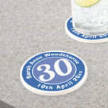 Dessous De Verre En Grès Commémoration d'anniversaire avec le nom, l'âge et<br><div class="desc">Commémorez un anniversaire important avec un dessous de verre qui est décoré avec le nom du destinataire,  ainsi que leur âge,  et la date de naissance. Un garde-manger spécial qui est aussi pratique.</div>