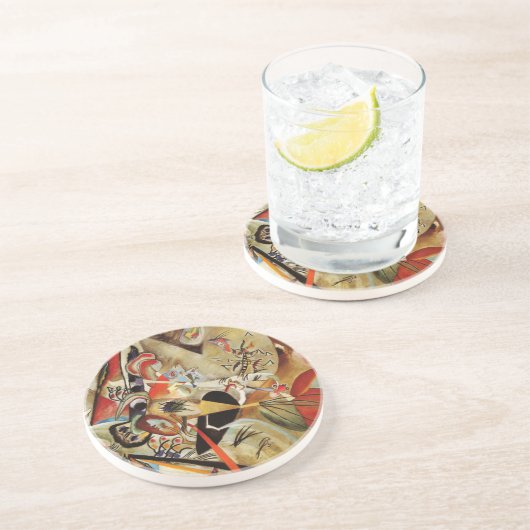 Dessous De Verre En Grès Composition de Kandinsky (Côté)