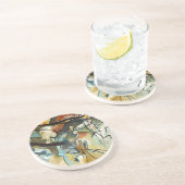 Dessous De Verre En Grès Composition Kandinsky V Peinture Abstraite (Côté)