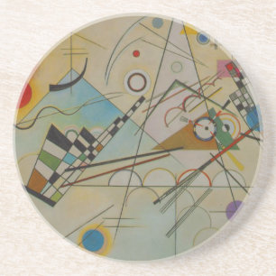 Dessous De Verre En Grès Composition Kandinsky VIII