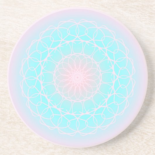 Dessous De Verre En Grès Compréhension du Mandala (Devant)
