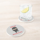 Dessous De Verre En Grès Comptable de Ninja (Côté)