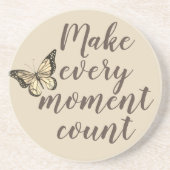 Dessous De Verre En Grès Compter chaque instant (Devant)