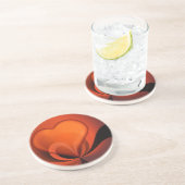 Dessous De Verre En Grès Conception cardiaque (Côté)