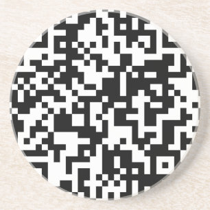 Dessous De Verre En Grès Conception de code de QR