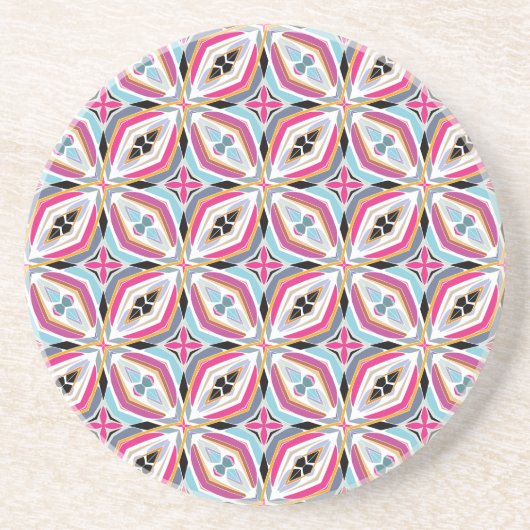 Dessous De Verre En Grès Conception de motif unique (Devant)