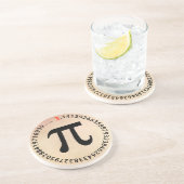 Dessous De Verre En Grès Conception de nombre de pi (Côté)