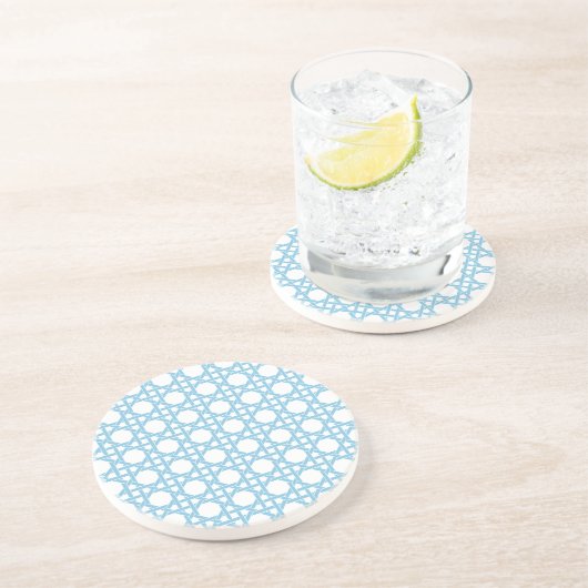 Dessous De Verre En Grès Conception d'impression en lattes (Côté)