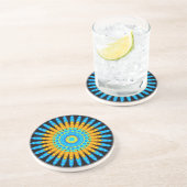 Dessous De Verre En Grès Conception géométrique Mandala Art Circle 48256 (Côté)