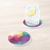 Dessous De Verre En Grès Conception moderne (Côté)