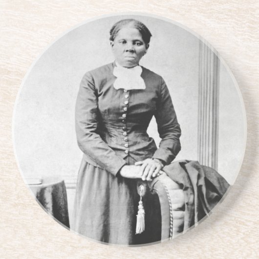 Dessous De Verre En Grès Conducteur Harriet Tubman Chemin de fer souterrain (Devant)