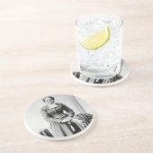 Dessous De Verre En Grès Conducteur Harriet Tubman Chemin de fer souterrain (Côté)