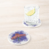 Dessous De Verre En Grès Coneflower (Côté)