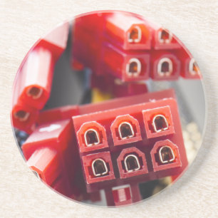 Dessous De Verre En Grès Connecteur de câble pour ordinateurs