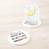 Dessous De Verre En Grès Connu par ailleurs comme le meilleur cadeau Grampy (Côté)