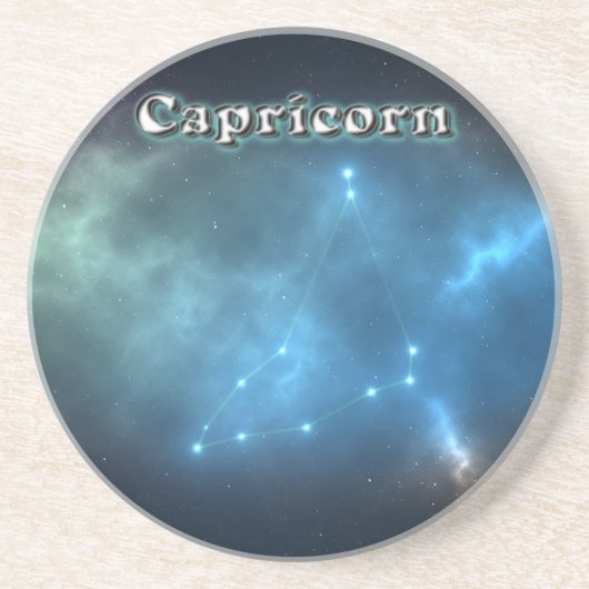 Dessous De Verre En Grès constellation de Capricorne (Devant)