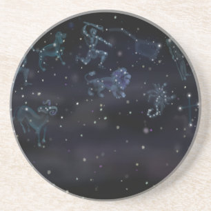 Dessous De Verre En Grès Constellations