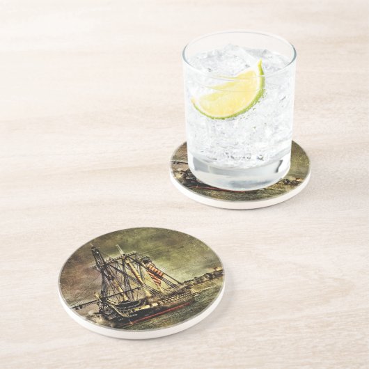 Dessous De Verre En Grès Constitution d'USS (Côté)