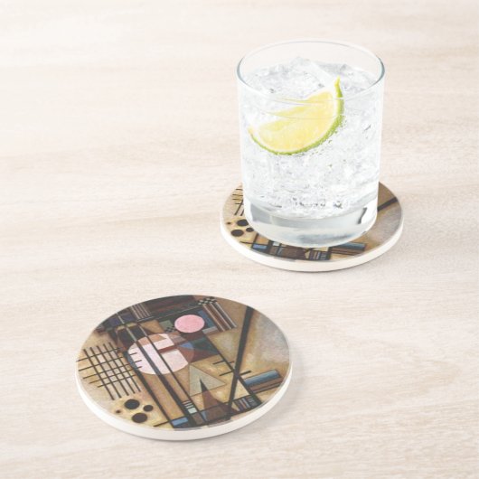 Dessous De Verre En Grès Construction adoucie Kandinsky (Côté)