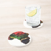 Dessous De Verre En Grès continent africain (Côté)