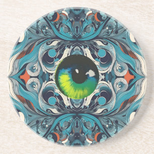 Dessous De Verre En Grès Contre-attaque Cataract - Ken Gage Art