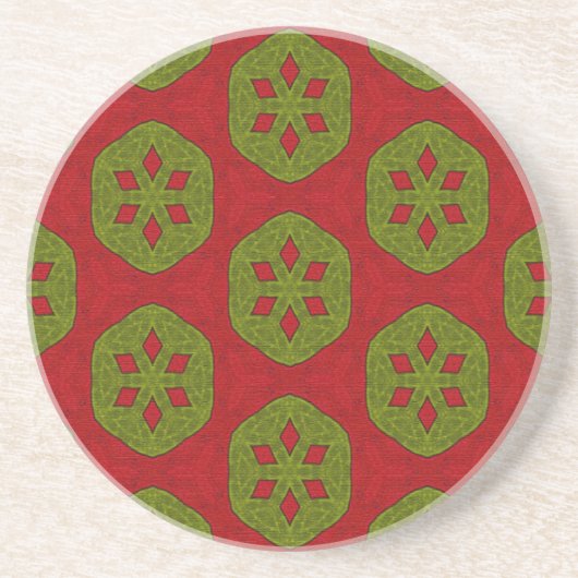 Dessous De Verre En Grès Cookie de Noël (Devant)